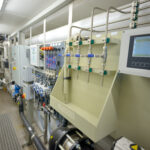 industrial water filters treatment inside of plant